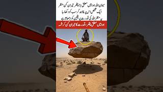 Floating Rock in Air Incredible Natural Phenomenon#muslimcontent #islamicvideo #islamiccontent#love