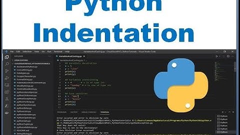 Video-5 | Python programming | Python Indentation  | Python Tutorial | #DevOps #Coding