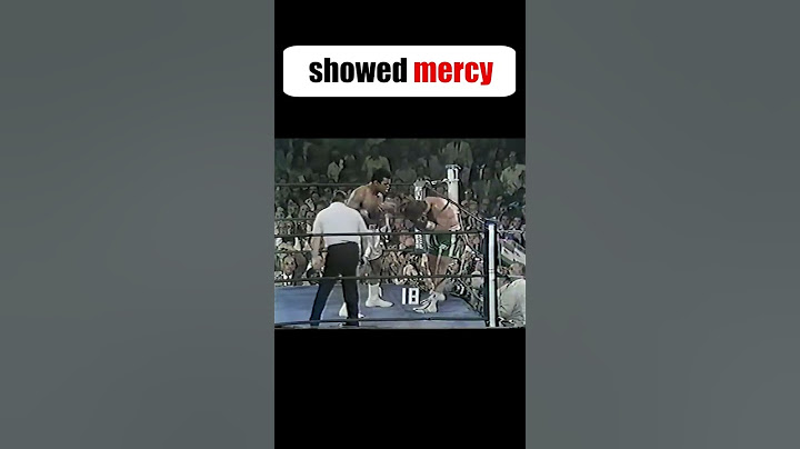 This is how Ali REFUSED to finish off his opponent, demonstrating his MAGNANIMITY #shorts