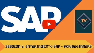 session:1  Entering into sap step by step process.