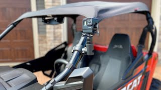 Kemimoto UTV GoPro Mount | Install and Test Review Action Camera Mount