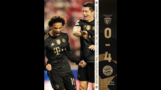 Benfica vs Bayern Munich 4 0 Extended Highlights & All Goals on Champions League