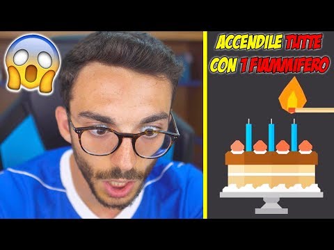 RIESCI AD ACCENDERLE TUTTE?? - Test di stupidità