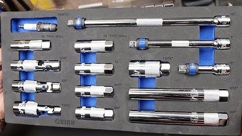 Harbor Freight Hidden Gem? QUINN Spark Plug Socket Set: Swivels, thin walls, extensions, deeps, foam