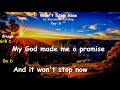 Won&#39;t Stop Now | Elevation Worship | Lyrics and chords| Instrumental