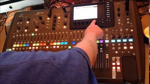 Behringer X32 Scene Save and Load