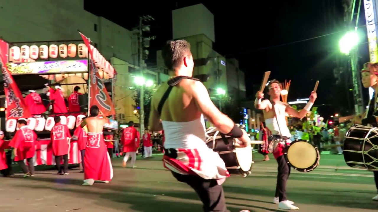 烈夏七夕まつり・旭川の熱い夜！ - YouTube