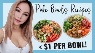 Budget DIY Poke Bowl | $1 & Up Healthy Poke Bowl Recipes