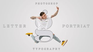 Easy Way to create Letter Portrait | Photoshop Tutorial