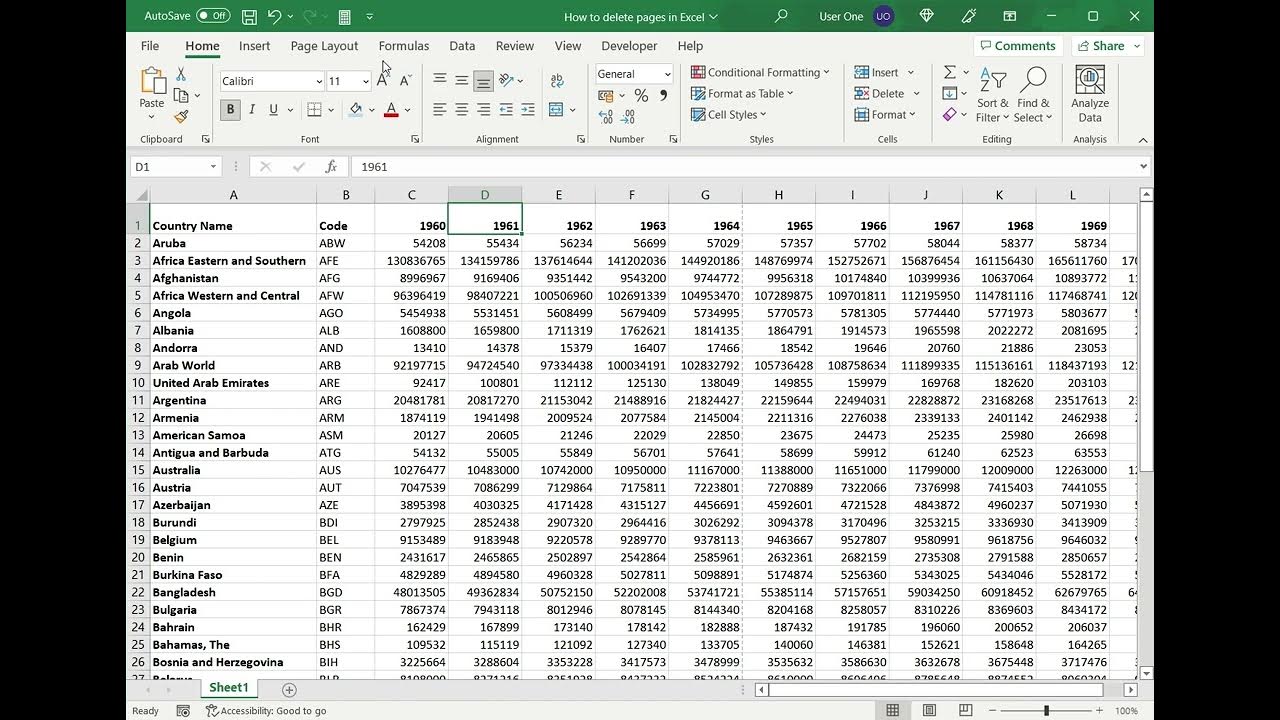 how-to-delete-pages-in-excel-youtube