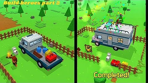 Build heroes Minecraft type game part 2