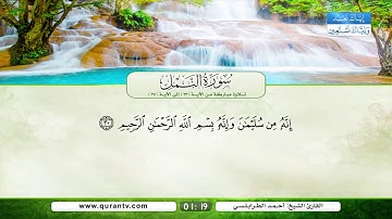 سورة النمل | تلاوة مباركة من الآية 23 إلى الآية 35 | بصوت القارئ الشيخ أحمد الطرابلسي