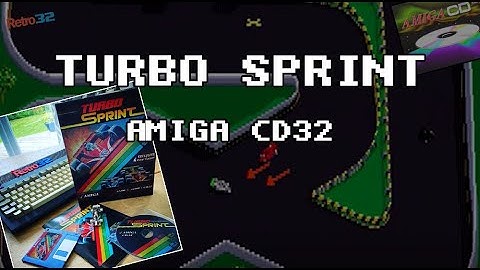 Turbo Sprint AGA  - Amiga CD32 OSSC - New Amiga Game 2021 (TF330)