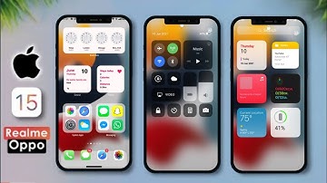 iOS 15 Theme for Realme and Oppo devices ⚡⚡with iOS widgets || iOS 15 Theme || Realme themes