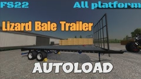 Lizard Bale Trailer 7500/ New mod for all platforms on FS22