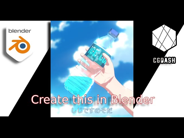 Blender Anime Bottle Shading - Tutorial