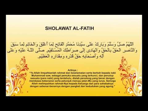 Sholawat Al Fatih