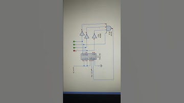 74193 IC down counting from 1010 to 0011 using circuit wizard