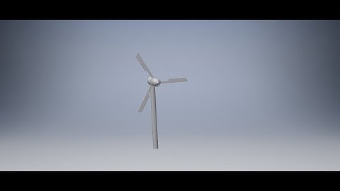 Inventor Tutorial 4 - Assembly and animation of a wind turbine