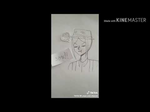 😄รวมวาดลายเส้น Tik Tok😘 วาดการ์ตูนสวยๆ💕 น่ารักๆ💖Ep2