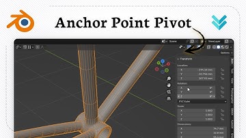 Hoe de oorsprong in Blender te verplaatsen (Pivot Recenter)
