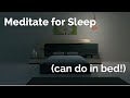 Guided Meditation Before Sleep 2020