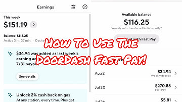 HOW TO USE THE DOORDASH FAST PAY IN 2023! Get Paid Instantly! Fully Explained!