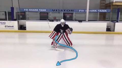 3E Goaltending Goalie Training -  Basic C-Cut Glides