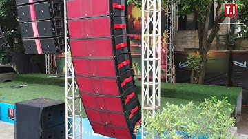 Outdoor test area of T.I pro audio.