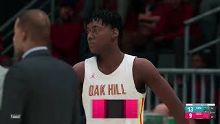 High School Hoops 2K22 Test Run... Combine Academy vs Oak Hill (42 Teams So Far)