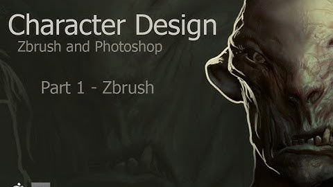 Character Design Zbrush to Photoshop - Part 1