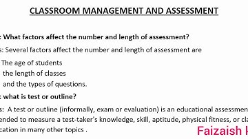 Classroom management - induction pedagogy - #short - faizaish khan