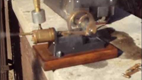 Minitature LIve Steam Engine Boiler Test