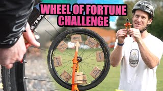 MTB WHEEL OF FORTUNE CHALLENGE - EACH TIME WE SPIN WE CUT OUR SPOKES!