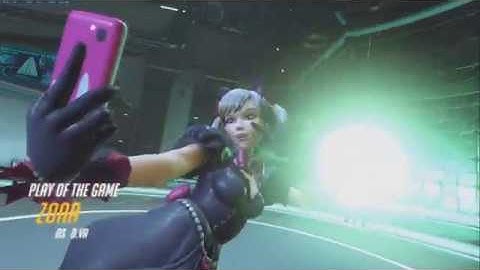 DVA Bomb + Sombra Hack = POTG (Overwatch)