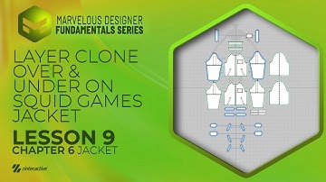 Layer Clone Over and Under on Jacket | Lesson 9 | Chapter 6 | Marvelous Designer Fundamentals