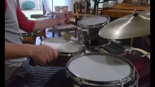 Fun Drum Beats #gretschdrums ##vintagedrums #slingerland #remoheads #zildjian #drummer #