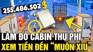 Làm đổ cabin 'TRẠM THU PHÍ', tài xế xe tải 'XANH MẶT' khi thấy hóa đơn 'PHẢI TRẢ' | Tin Nhanh 3 Phút