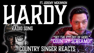 Country Singer Reacts To Hardy Radio Song Ft Jeremy Mckinnon of @adaytoremember @HARDYmusic