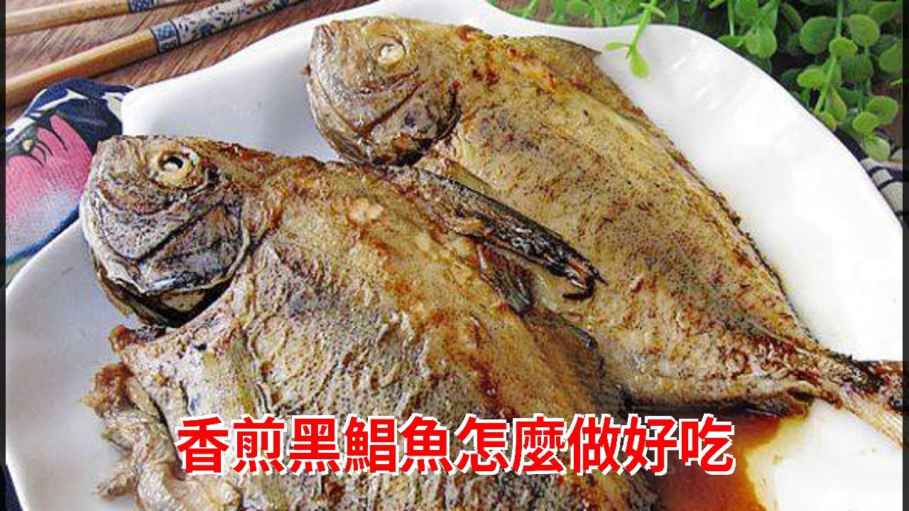 香煎黑鯧魚怎麼做好吃 Youtube