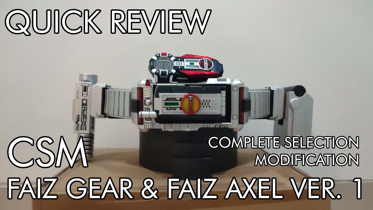 [QUICK REVIEW] Complete Selection Modification (CSM) Faiz Gear & Faiz ...