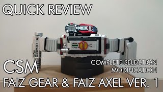 [QUICK REVIEW] Complete Selection Modification (CSM) Faiz Gear & Faiz Axel Ver 1.0