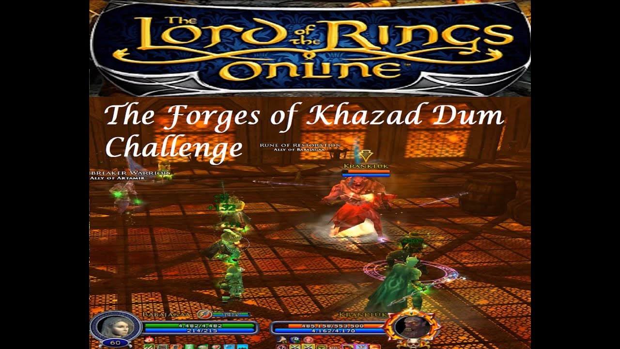 Khazad Runes LOTRO: Forges of Khazad Dum - Challenge: Rune-keeper healing ( Mordor ...