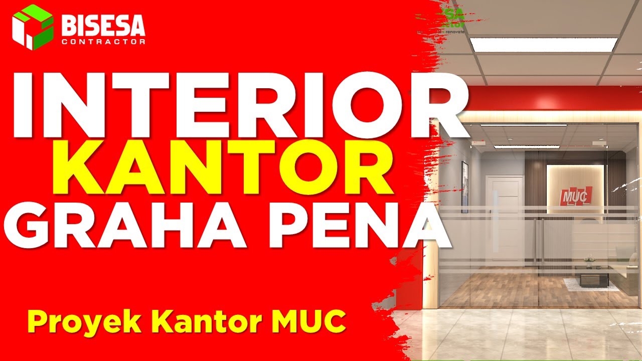 Interior Kantor  Modern di  Graha Pena MUC Surabaya  YouTube