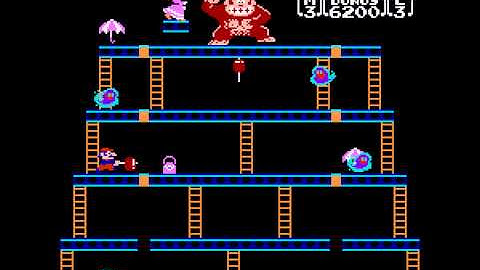 Donkey Kong (NES / Nintendo) - NES Remix Netplay Tournament: Davideo7 vs yoshirulez!