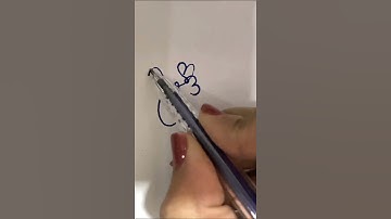 How to write Heart Font Letters V with a Pen #calligraphy#shorts#short#trending#viral#video#youtube