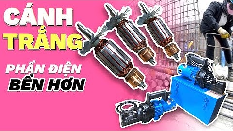 ROTOR PHỤ TÙNG MÁY CẮT SẮT THỦY LỰC HÀN QUỐC - LOẠI MỚI CÁNH TRẰNG BỀN BỈ HƠN CỔ TRỤC BI ĐŨA 12MM