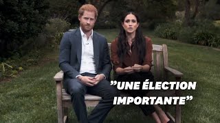 Le Prince Harry et Meghan Markle appellent à voter pour la présidentielle américaine