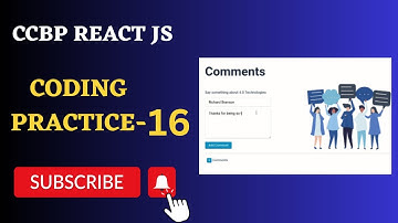 Comments App | Coding Practice 16 | REACT JS | NxtWave | CCBP 4.0