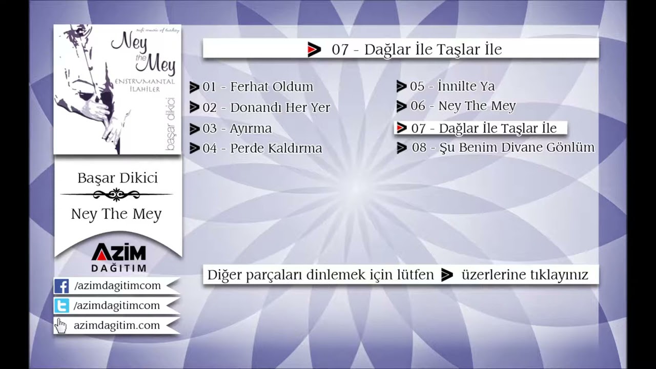 Watch Başar Dikici - Dağlar İle Taşlar İle on YouTube